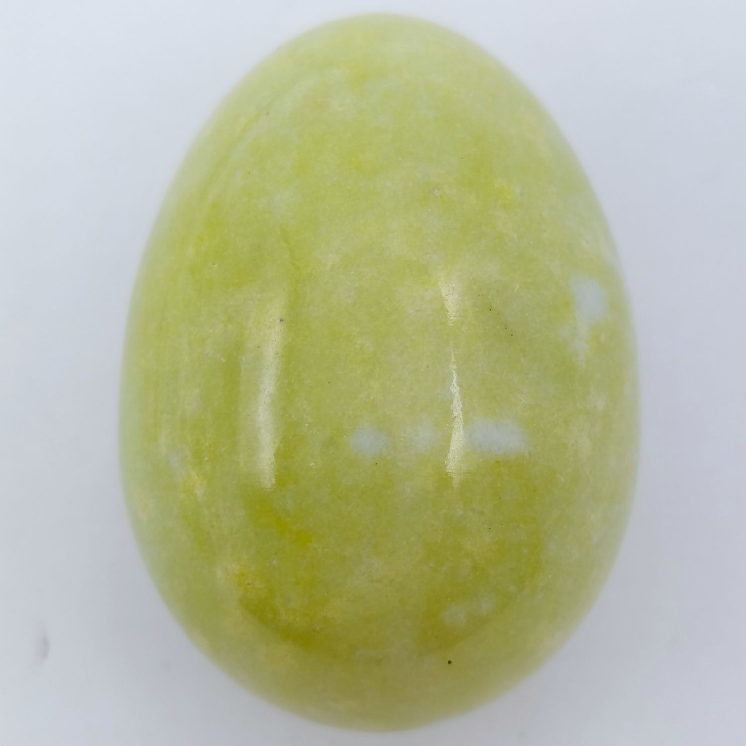 Beautiful green marble polished egg