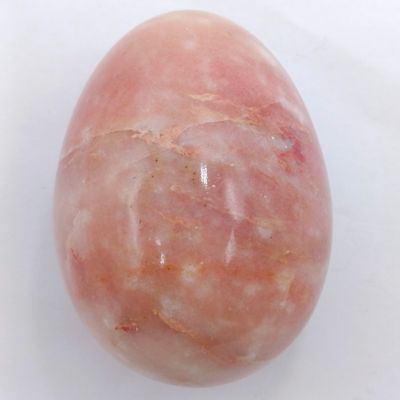 Beautiful pink marble polished egg