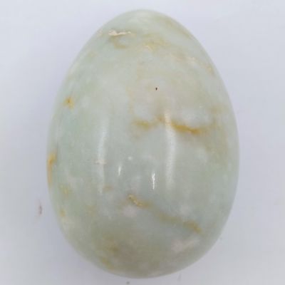 Beautiful light green marble polished egg