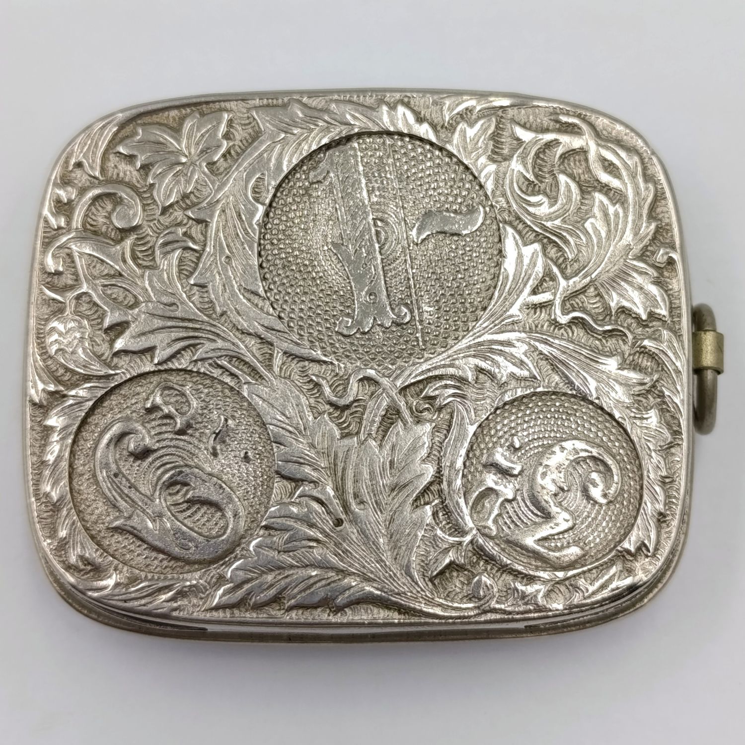 Antique / Vintage coin holder with place for 3d 6d 1 Shilling half Sovereign full Sovereign