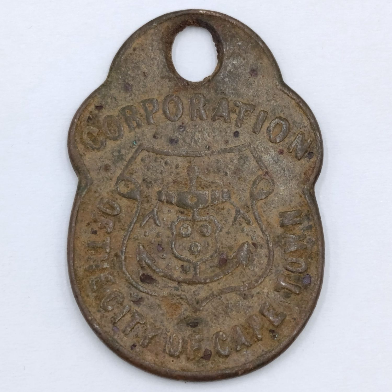 1915 City of Cape Town Dog License No. 2195 - rarely seen WW1 period