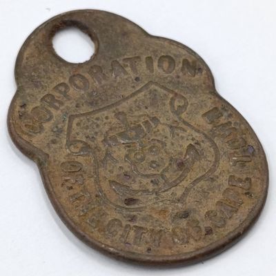 1915 City of Cape Town Dog License No. 2195 - rarely seen WW1 period
