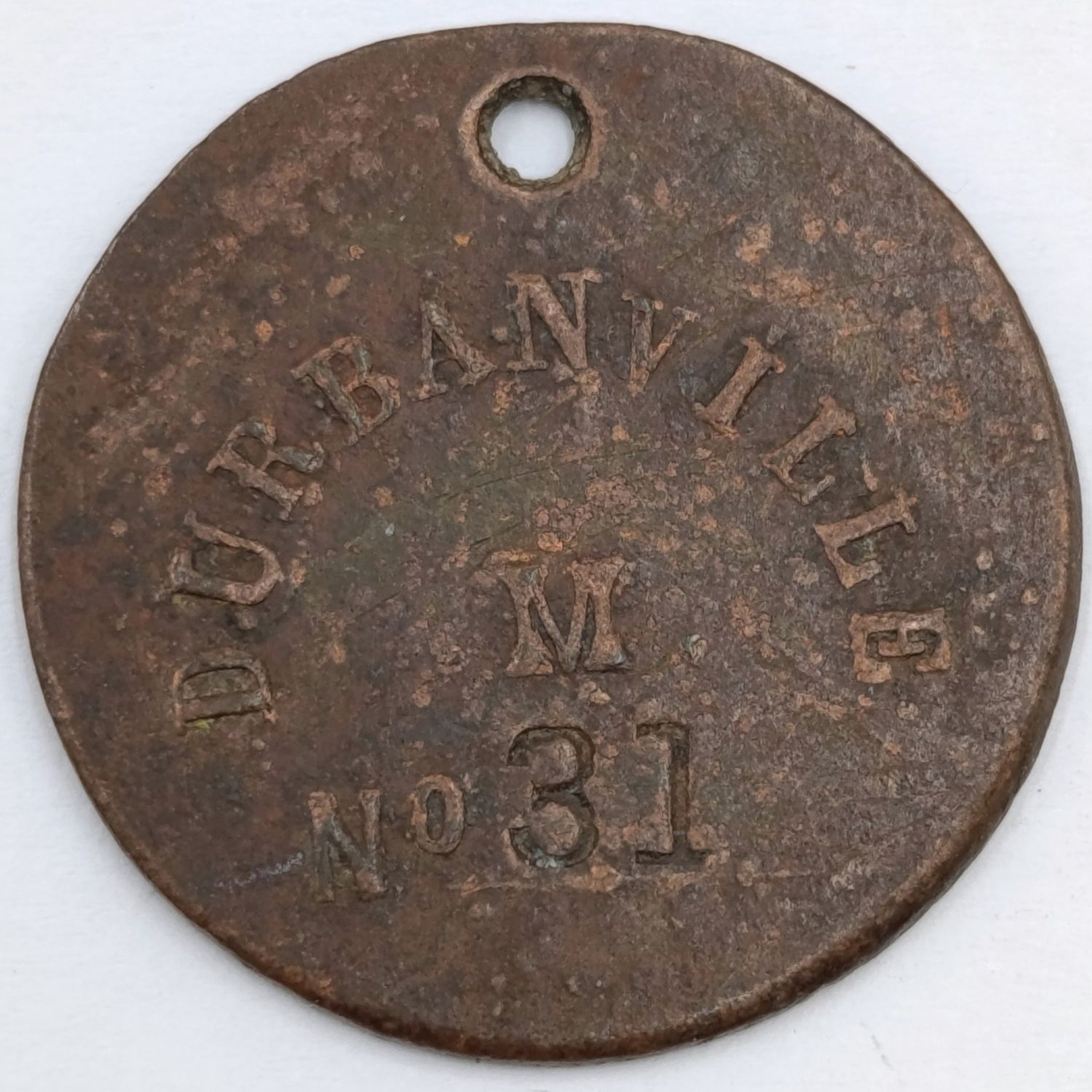 1946 Durbanville Dog License No. 31 - rare