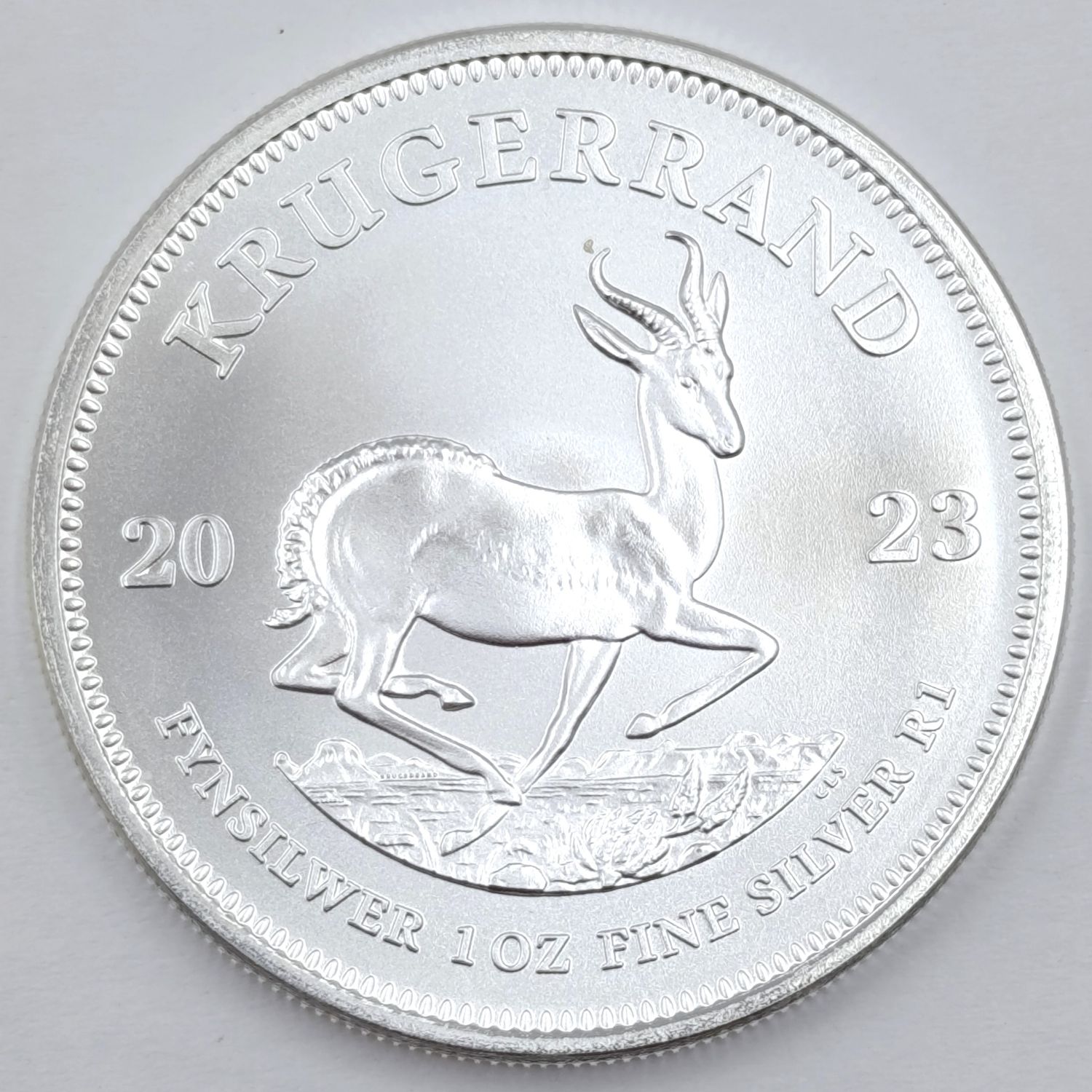 2023 RSA Uncirculated 1oz fine silver Krugerrand