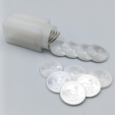 Set of 25 X 2024 RSA 1oz fine silver Krugerrands in holder