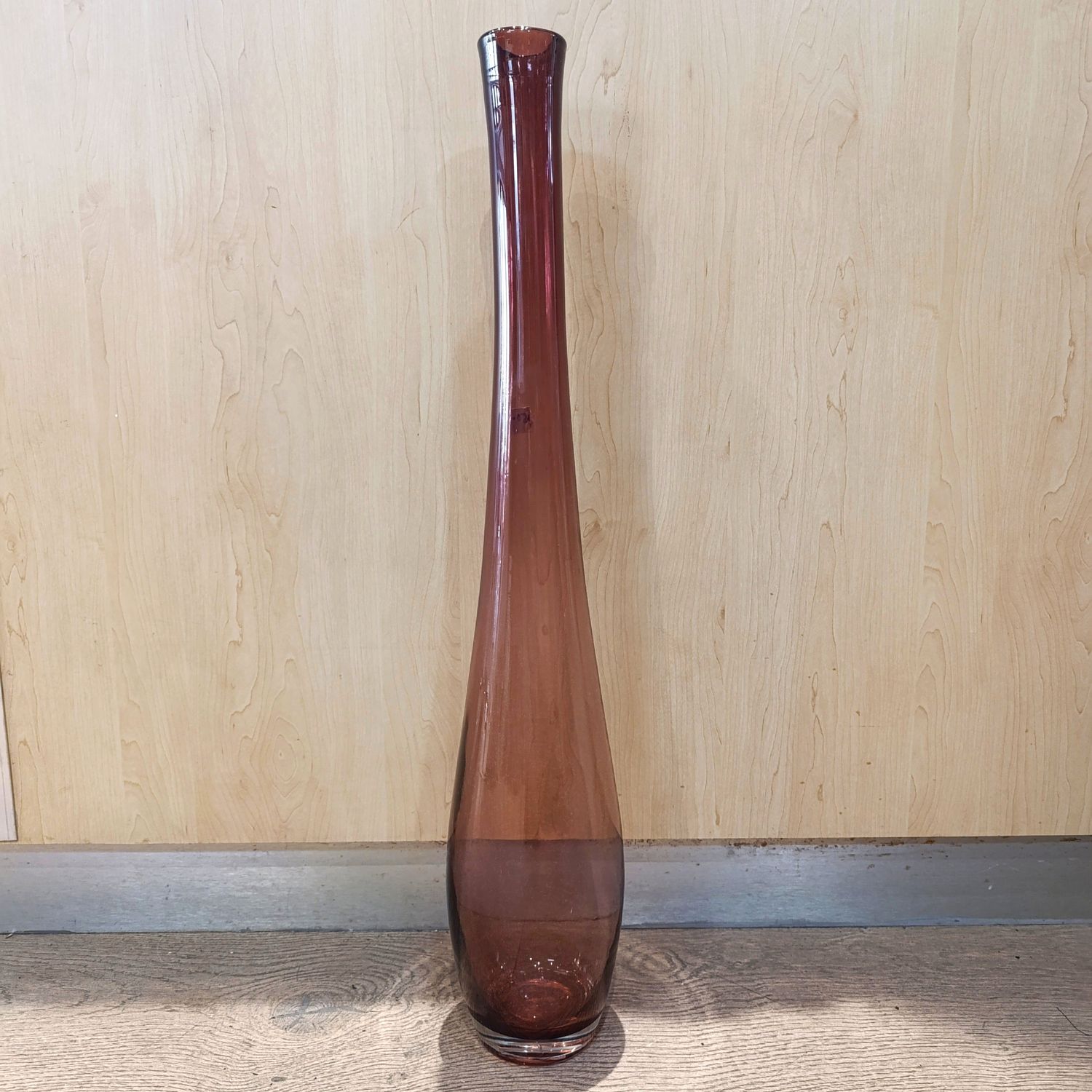 Vintage Large Murano glass flower vase - Height 72,5cm