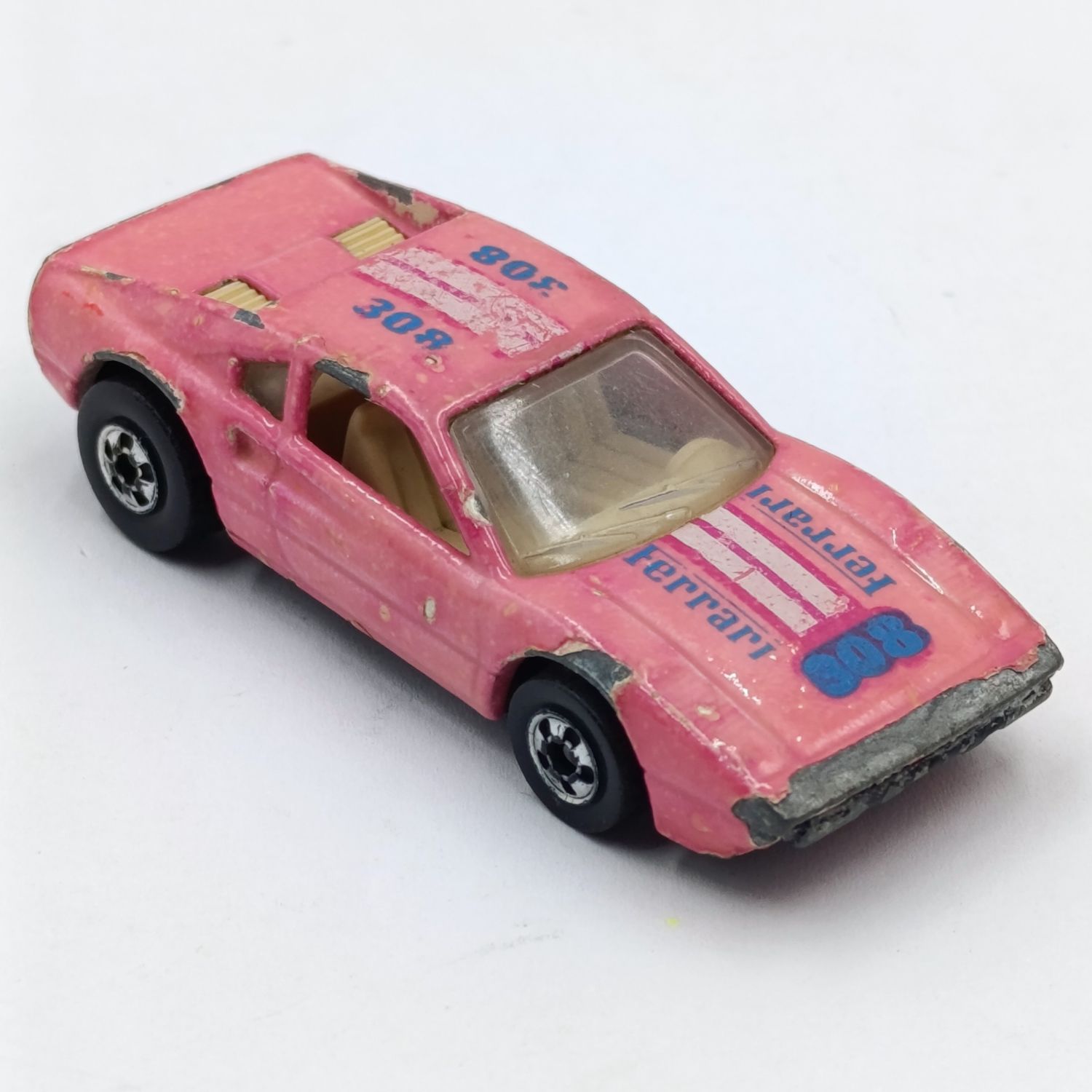 Vintage Hot Wheels Ferrari 308 colour-changer die-cast toy car
