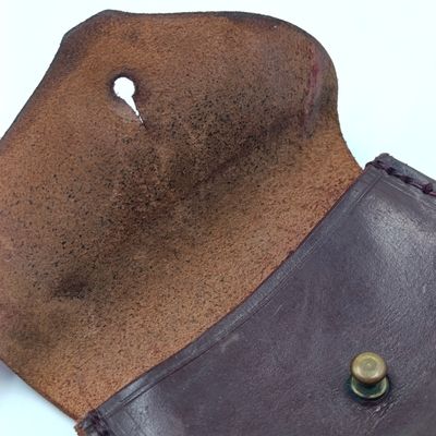 Vintage Leather pouch for handcuffs