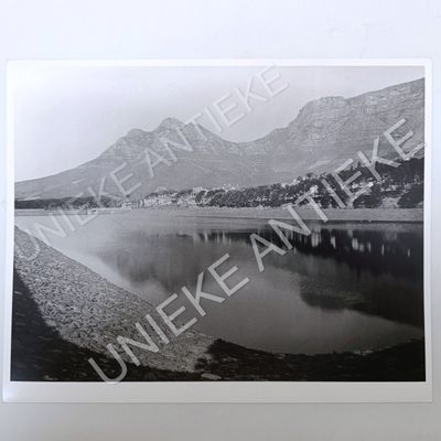 Antique photo reprint of Molteno Reservoir in Cape Town
