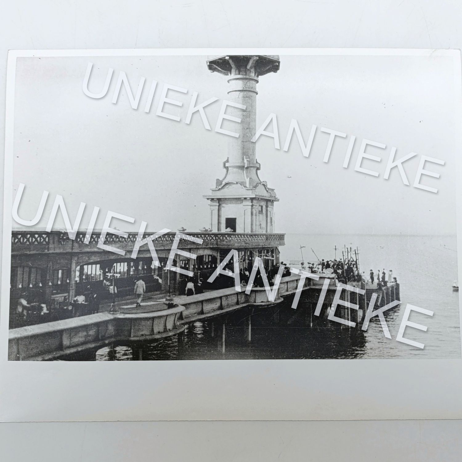 Antique photo reprint of Cape Town Pier