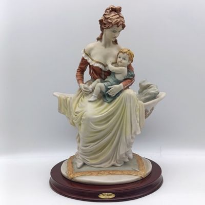 Vintage Anina Collection Mother and Child large polyresin sculpture - height 43cm
