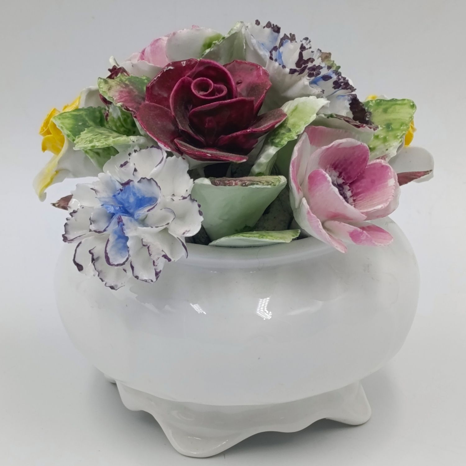 Vintage Royal Doulton flower bouquet - some minor damage