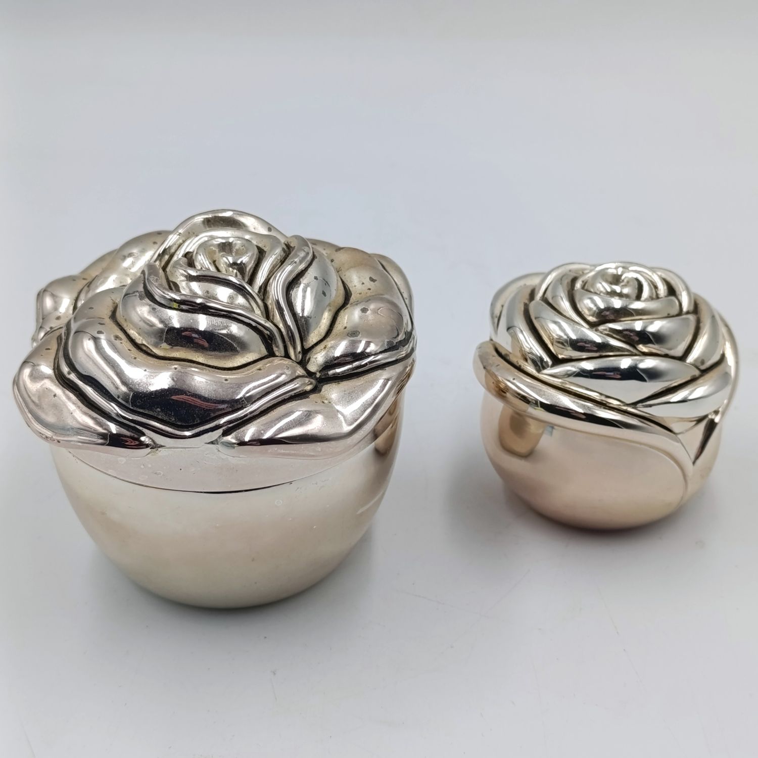 Rose Pair of jewelery boxes (heavy)