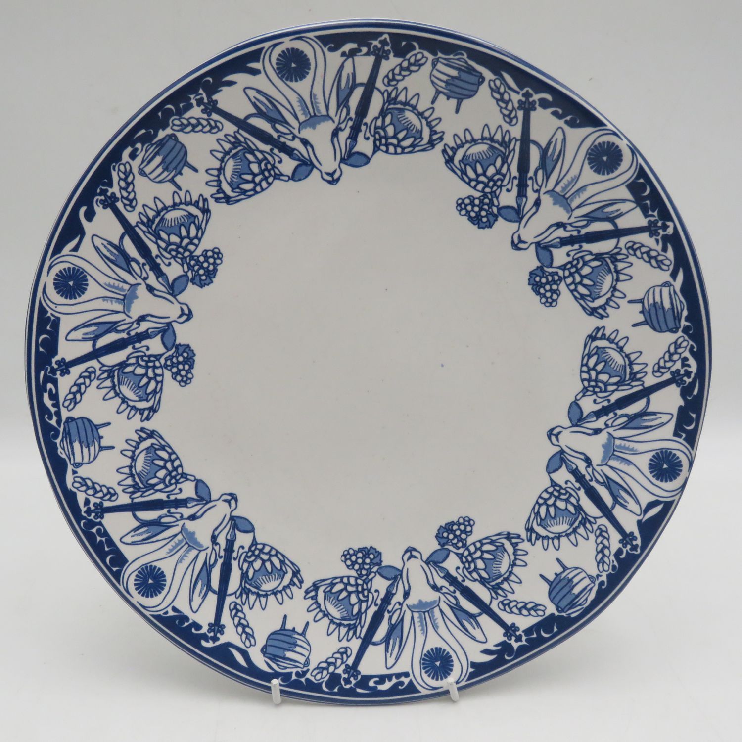 Vintage Naspers 100 Years commemorative plate by Mervyn Gers Cape Town