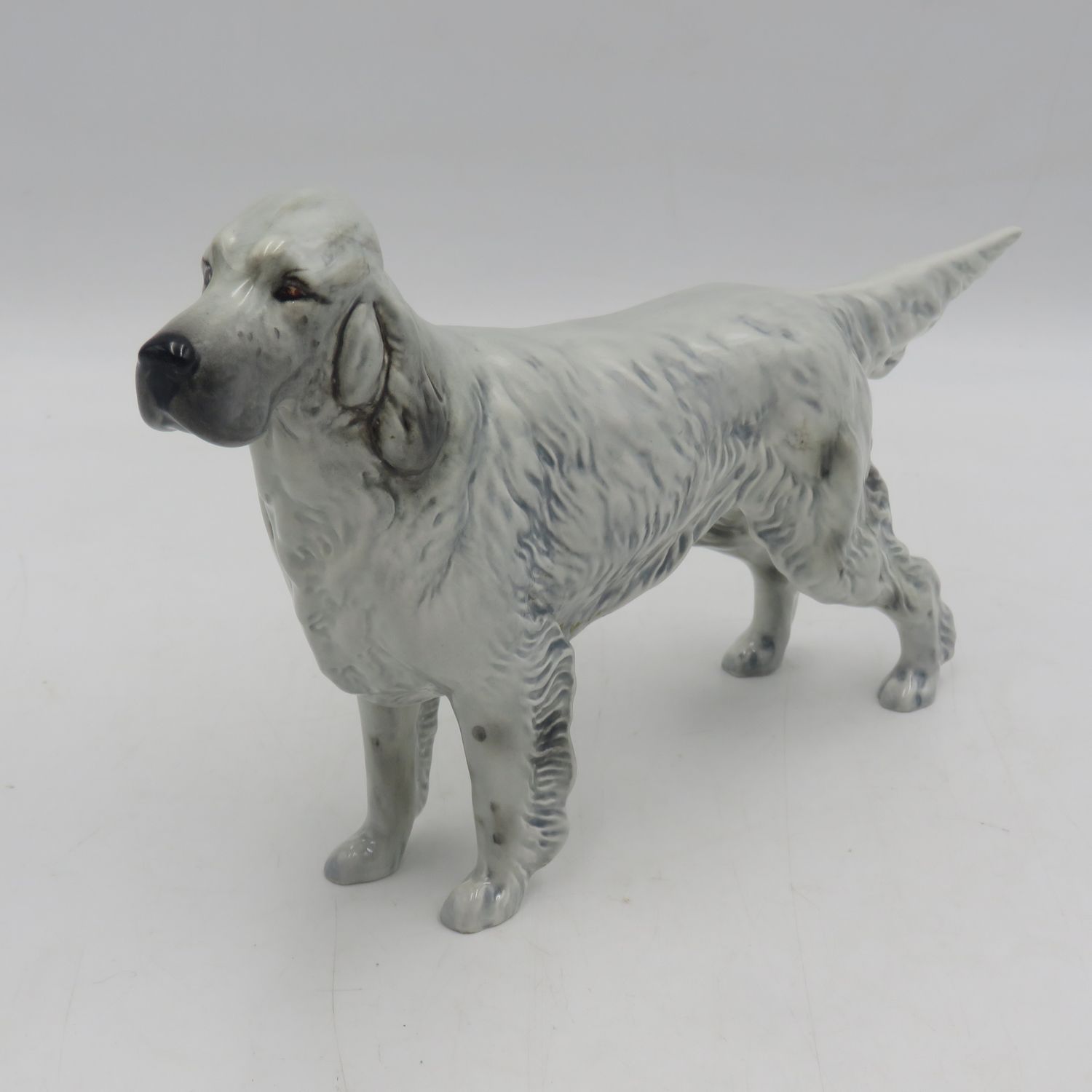 Vintage Beswick English Setter porcelain dog figurine