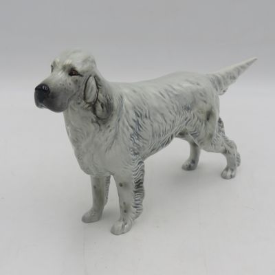 Vintage Beswick English Setter porcelain dog figurine
