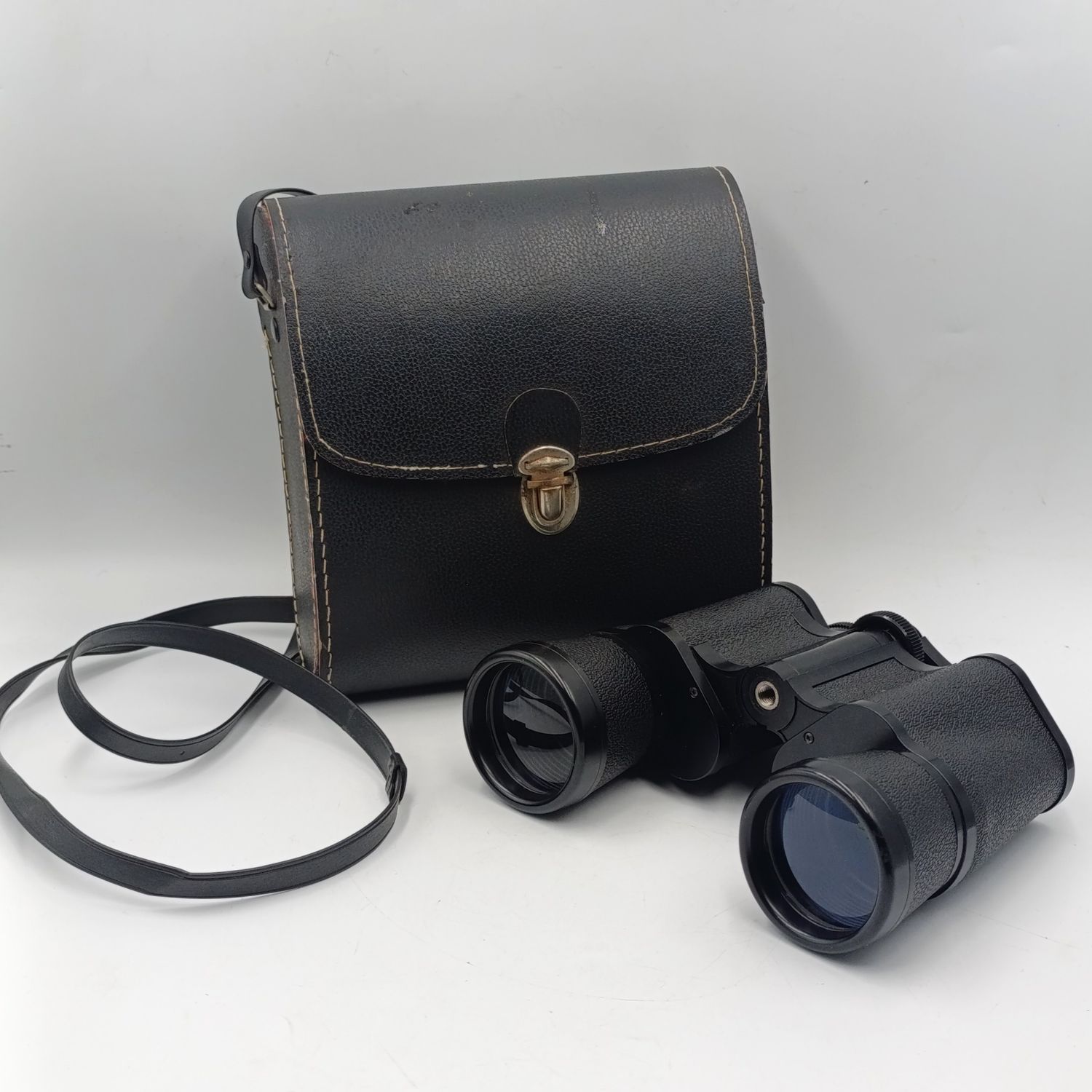 Vintage Halina 7x50 binoculars in pouch