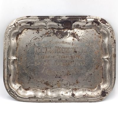 Antique Bloom and Nochimowitz general dealer Transvaal advertising tray