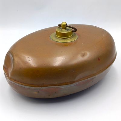 Antique Copper bed warmer bottle