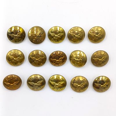 Lot of 15 Vintage SA Airways uniform buttons