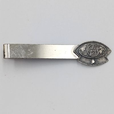 Vintage Caltex tie clip - sterling silver - weighs 8,4 grams