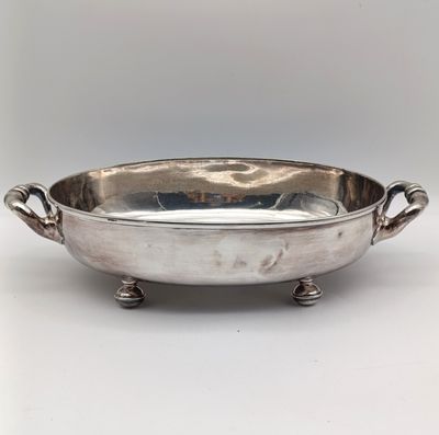 Antique Elkington silverplated serving dish