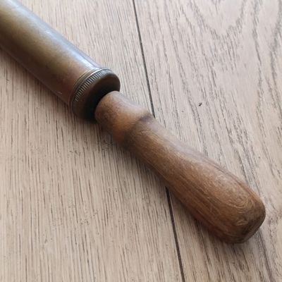 Vintage brass garden hand pump sprayer