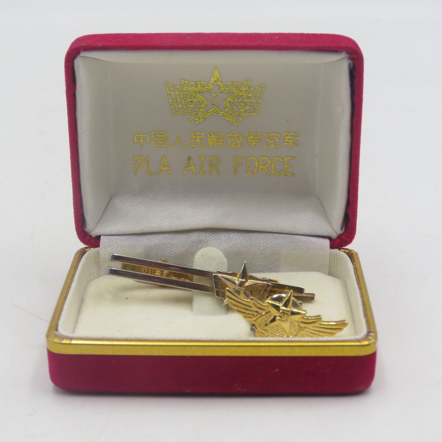 Chinese PLA Air Force Pilot tie clip and lapel pin
