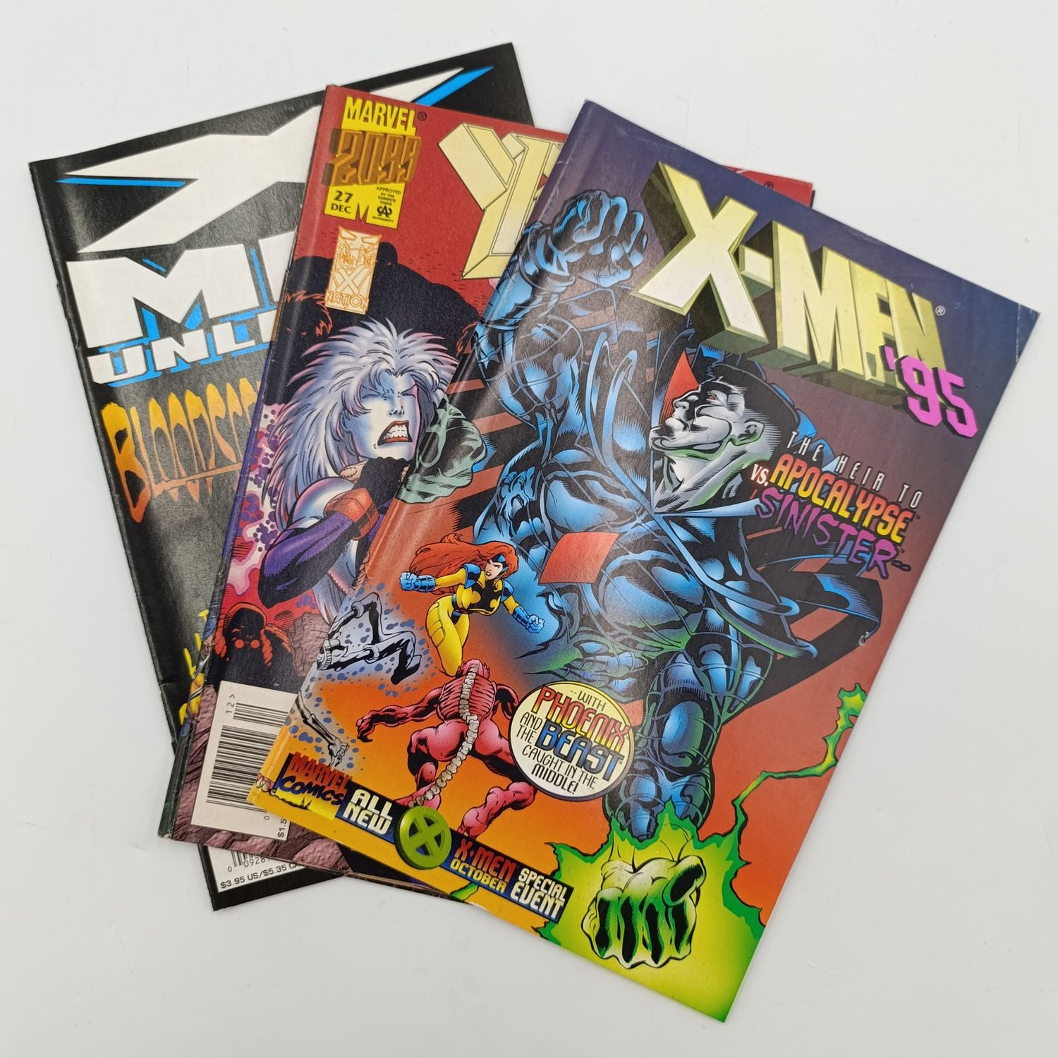 Lot of 3 Marvel X-Men comics - 1995 issues