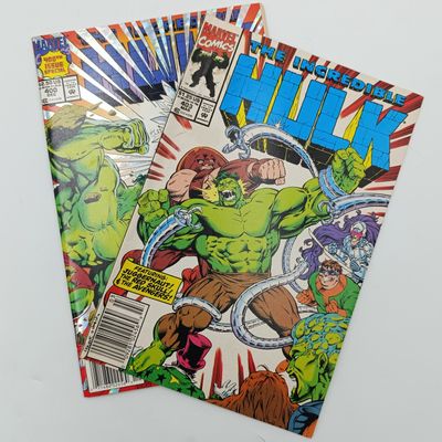 The  Incredible Hulk #400 and #403 comics - 1992/1993 issue