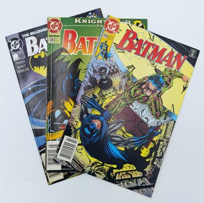 Lot of 3 vintage Batman comics 1993/1994 issues