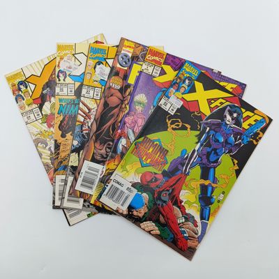 Lot of 6 vintage X-Force comics - #1, #23, #24, #35, #37, #49 - 1991/ 1995 issues