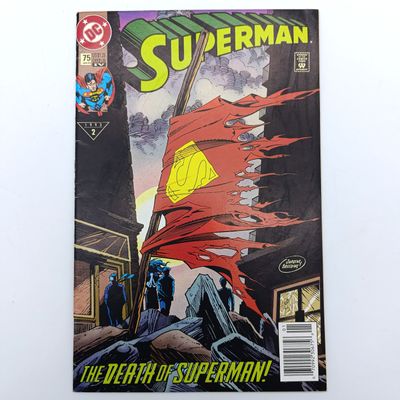 DC Superman - The Death of Superman comic #75 January 1993 issue