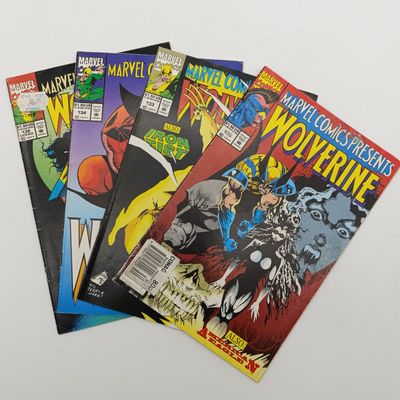 Lot of 4 Wolverine and Ghost Rider double sided comics - #130, 133, 134, 135 - 1993 issue