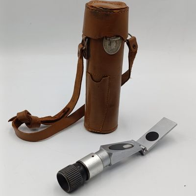 Vintage Atago 45-82% refractometer in pouch