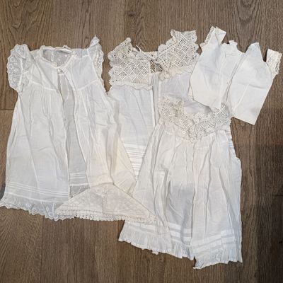Lot of vintage little girl clothing - some minor defects