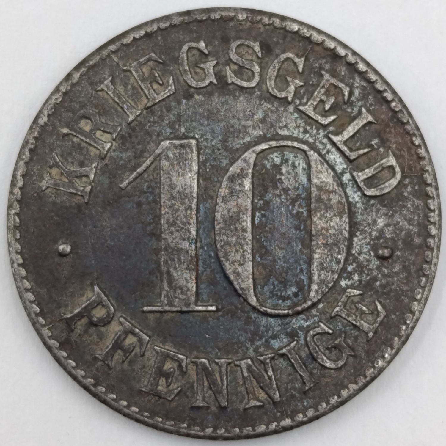 Germany (1918) Heidelberg 10 Pfennig Kriegsgeld