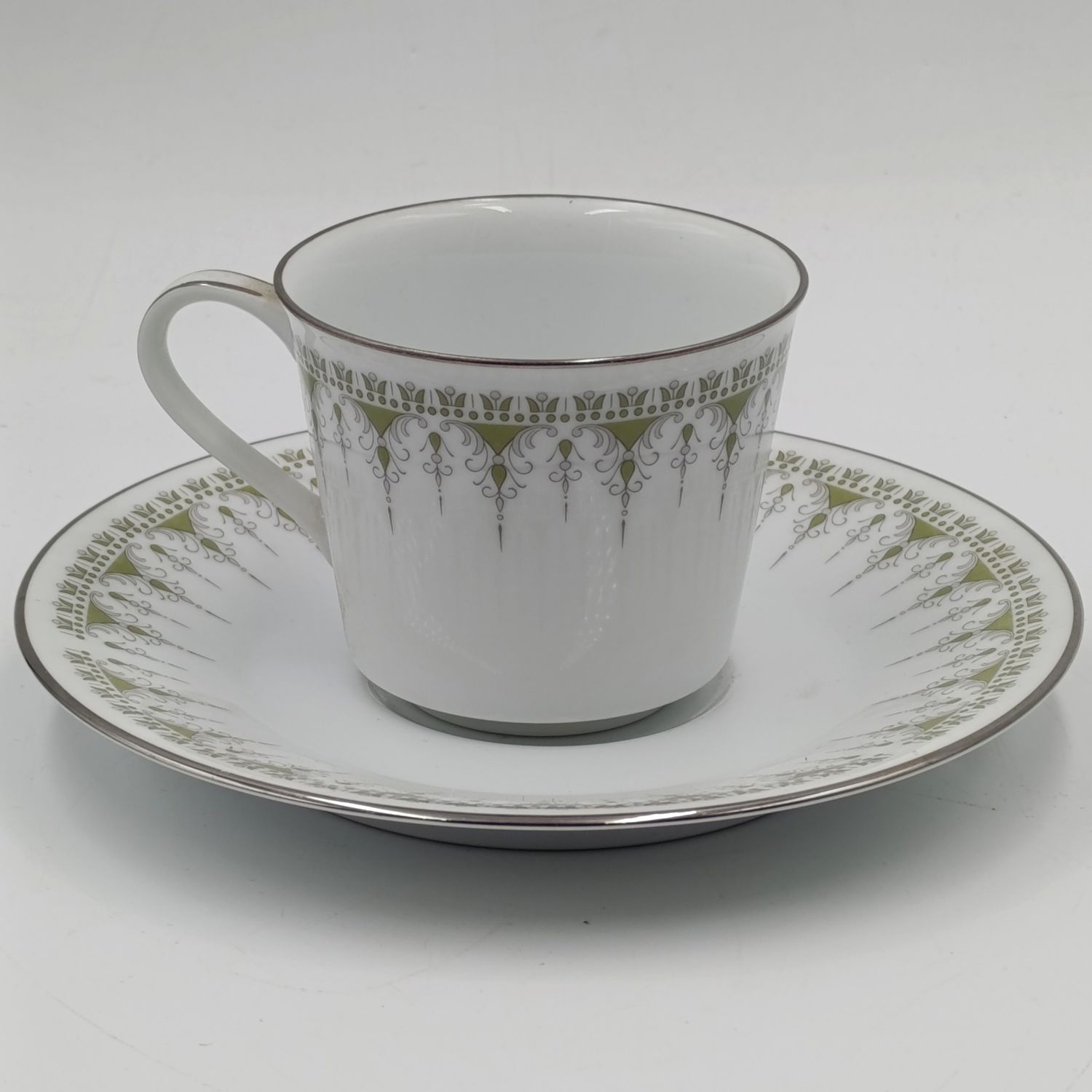 Noritake &quot;Kambrook&quot; porcelain duo coffee cup and saucer
