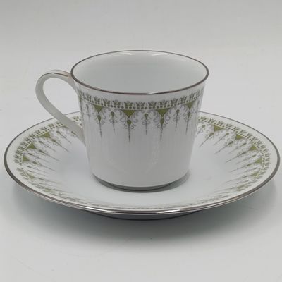 Noritake &quot;Kambrook&quot; porcelain duo coffee cup and saucer