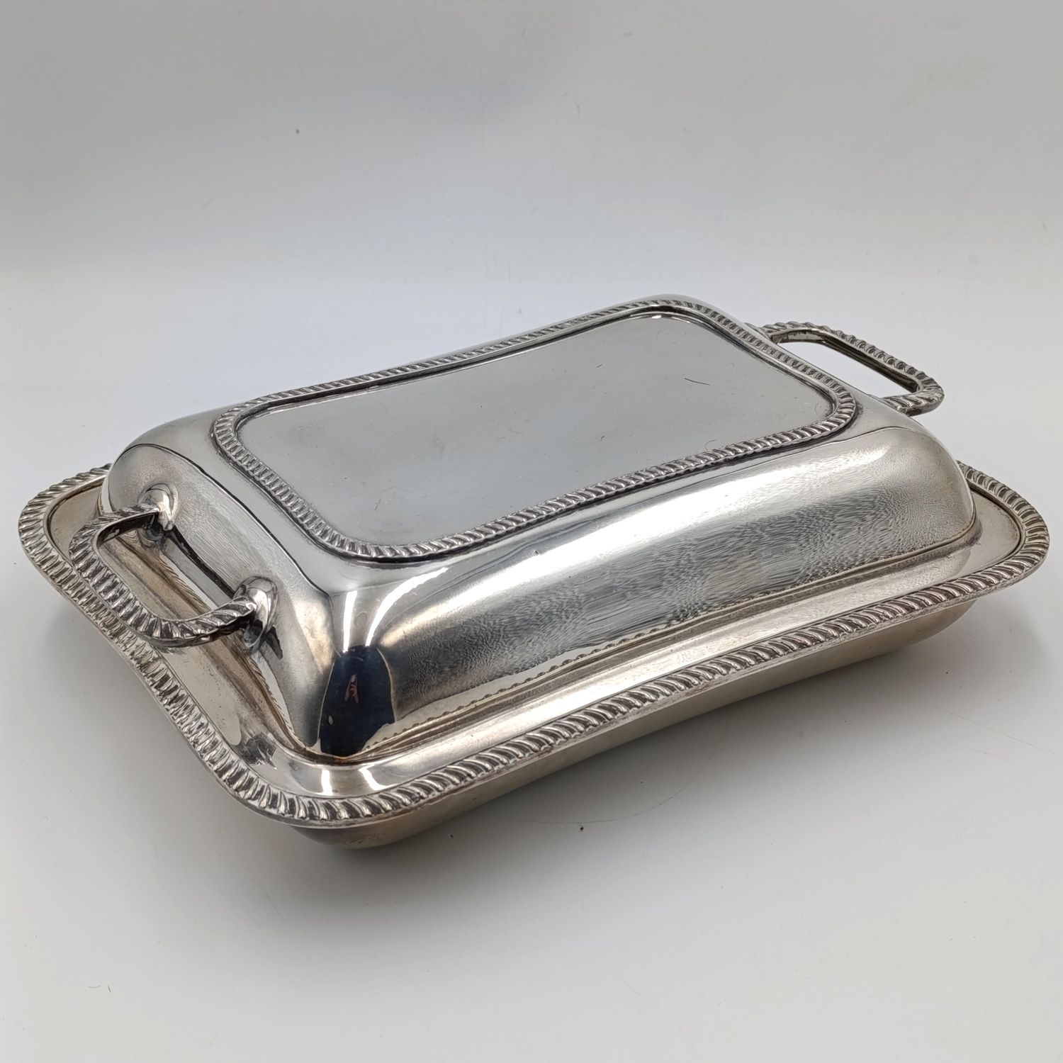 Vintage silverplated serving dish