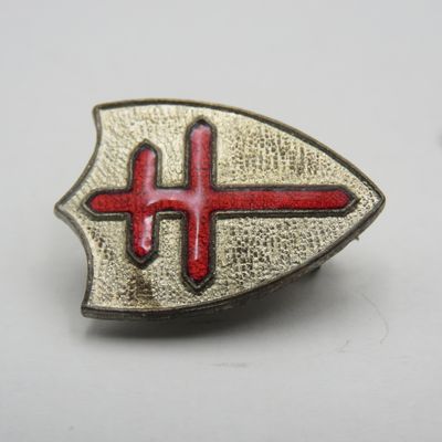 Free French forces cross lapel pin