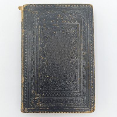 Sunday service book (Wesley&#39;s hymas) printed 1852 inscribed AA Louw 1861