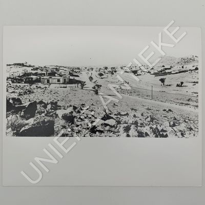 Antique photo reprint of Luderitz GSWA with view of Germania Hotel