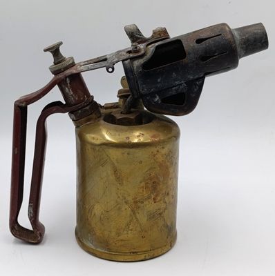 Vintage brass blow torch