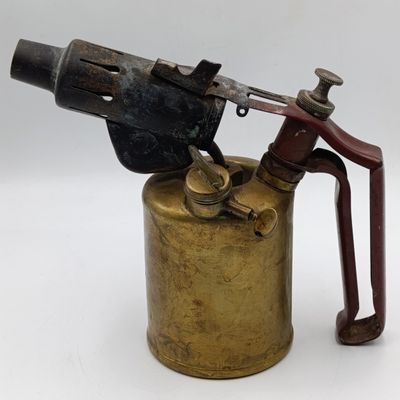 Vintage brass blow torch