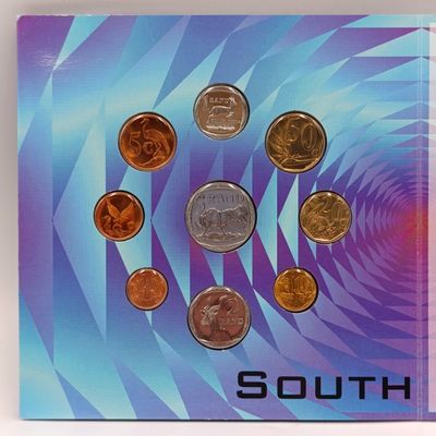 2000 South African uncirculated coin set - new coat of arms