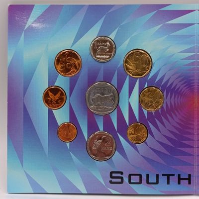 2000 South African uncirculated coin set - new coat of arms