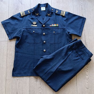 SA Air Force Lieutenant - Colonel uniform with Command and Control badge - Shirt and trousers with Dalziel nametag