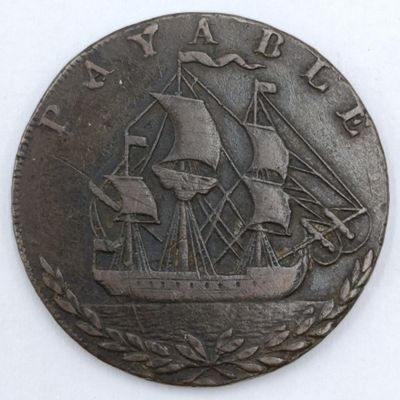 1794 PORTSEA Half Penny token - excellent condition