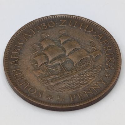 1930 South Africa Half Penny XF